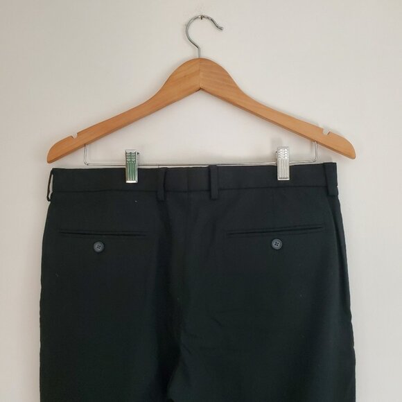 J CREW | Ludlow Black Slim Fit 98% Wool Dress Pants (Size 32) - Picture 7 of 9